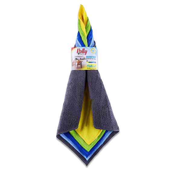 Набір ганчірок з мікрофібри Polly 30*30см 5шт Львів