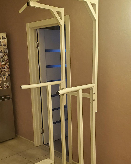 Турник и брусья с опорами для ног (А121-Ч) Киев - изображение 4