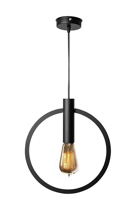 Світильник лофт підвісний Е27 Asket NL 3033 BK чорний Київ - фото 1