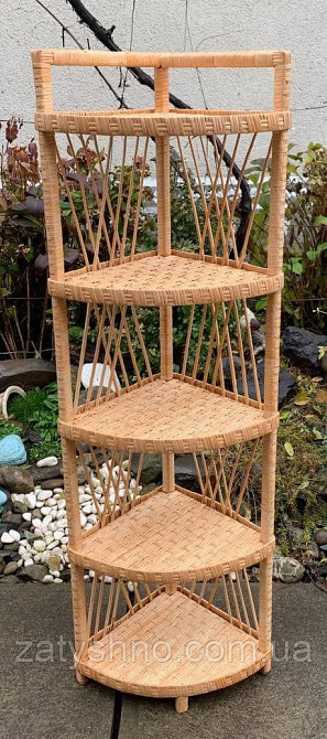 Плетеная угловая полка Киев - изображение 7