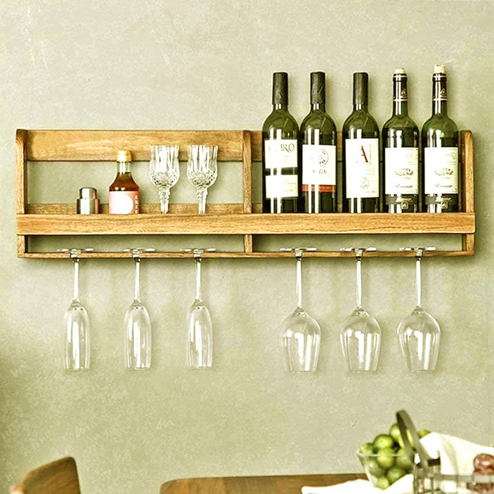 Настінна винна полиця "Танабе" сієна Миколаїв - фото 1