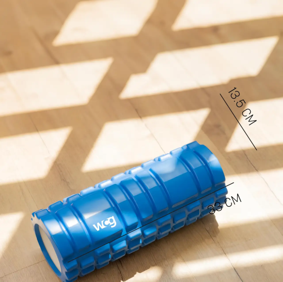 Масажний роллер для йоги K1 33*14 синій Київ