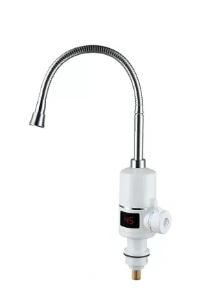 Проточный кран водонагреватель WEZER SDR-F05T с гибким изливом Киев