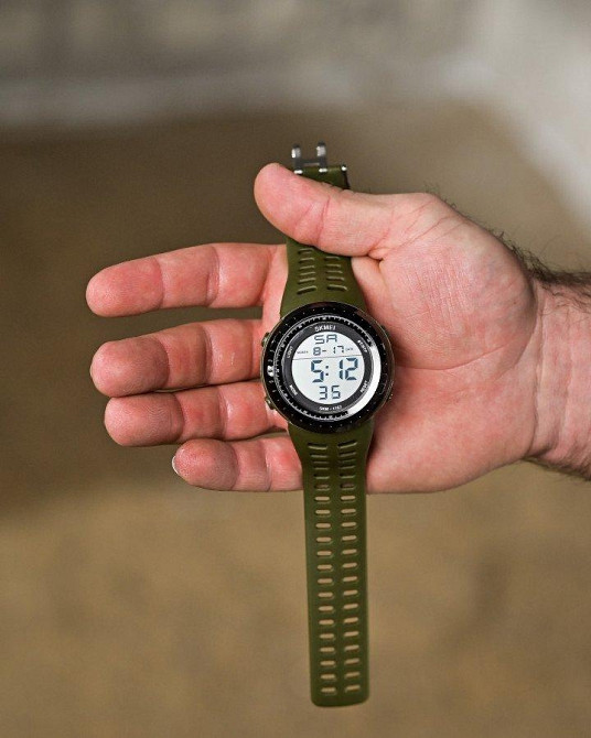 Skmei Чоловічий водостійкий тактичний годинник Skmei haki Одеса - фото 5