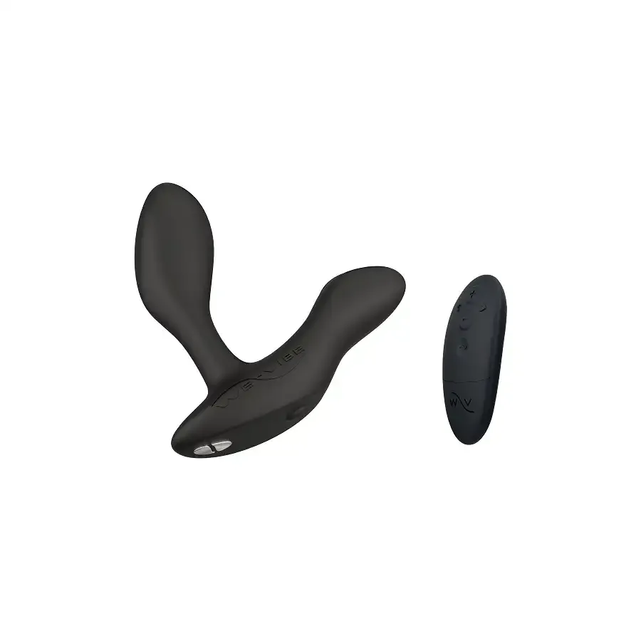 Смарт-вібромасажер простати We-Vibe Vector+ CHARCOAL BLACK, пульт ДК, регульований кут нахилу Львів - фото 1