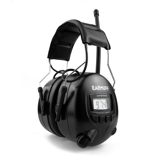 Протишумові навушники для дорослих EARMUFF 31dB DAB+/FM/AUX/Bluetooth Луцьк - фото 1