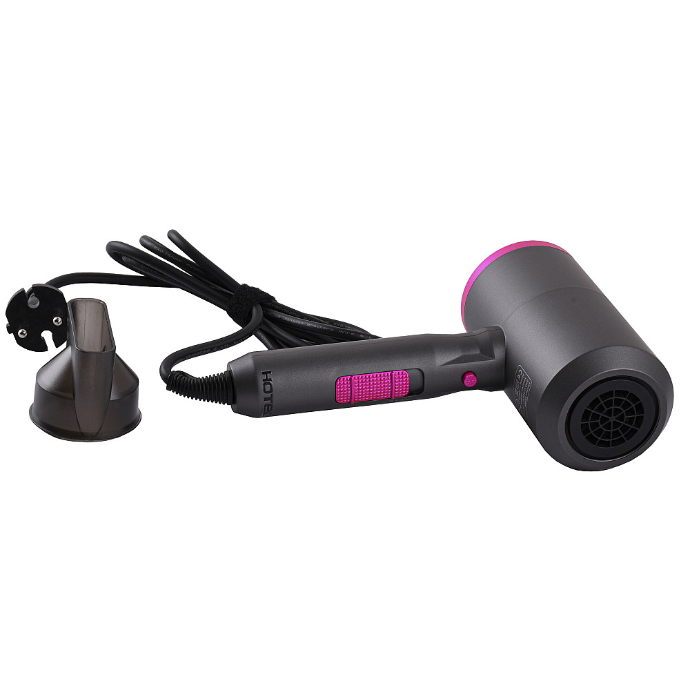 Фен HOTEC 12.403 для волосся  готельний , корпус Графіт ABS (220В , 1600-1800Вт) Тернопіль - фото 2