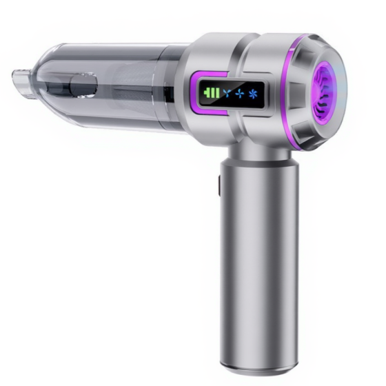 Автомобільний ручний пилосос 4 в 1 6000 мАг Сірий HP-11-6697BSV Коломия