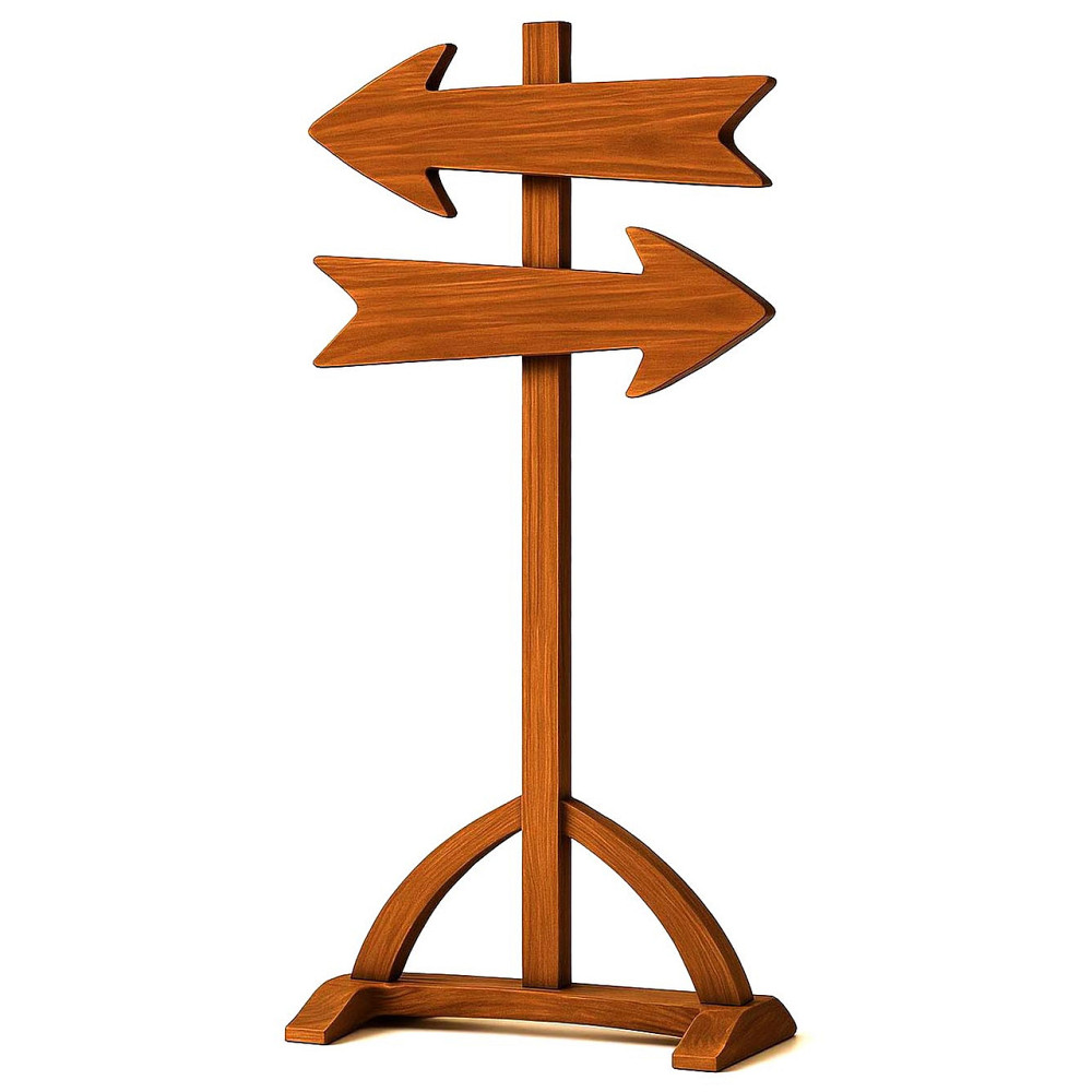 Підлогова стрілка-покажчик "Матакана" охра Миколаїв - фото 1