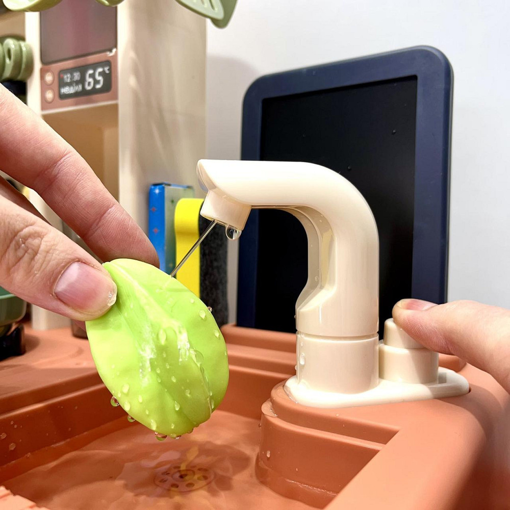 Дитяча кухня TK Group 889-184 тече вода, пар світлові і звукові ефекти Коралова Чернігів - фото 6