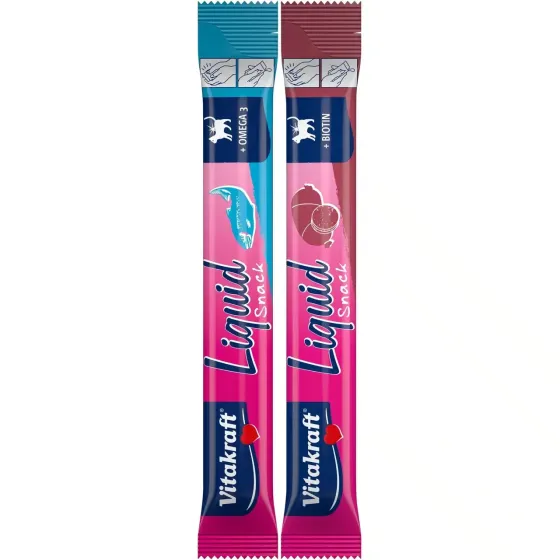 Лакомство для кошек Витакрафт Vitakraft Liquid Snack крем снеки со вкусом лосося и ливерной колбасы (2 вкуса) 16 шт х 15 г Винница