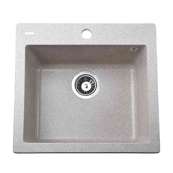 Гранитная мойка Globus Lux AOSTA миндаль 490x455мм-А0008 (000023570) Киев