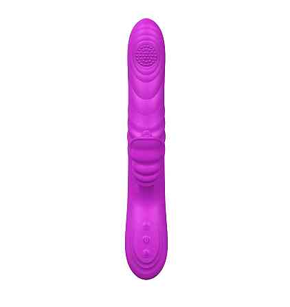 Вібратор Angelia, USB 3 functions of thrusting / 20 vibrations Purple Sex Aura Київ