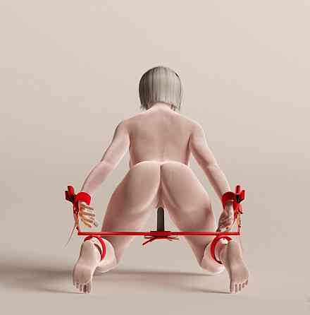 Монтажный аксессуар UPKO для фаллоимитатора на распорную планку, красный Sex Aura Киев