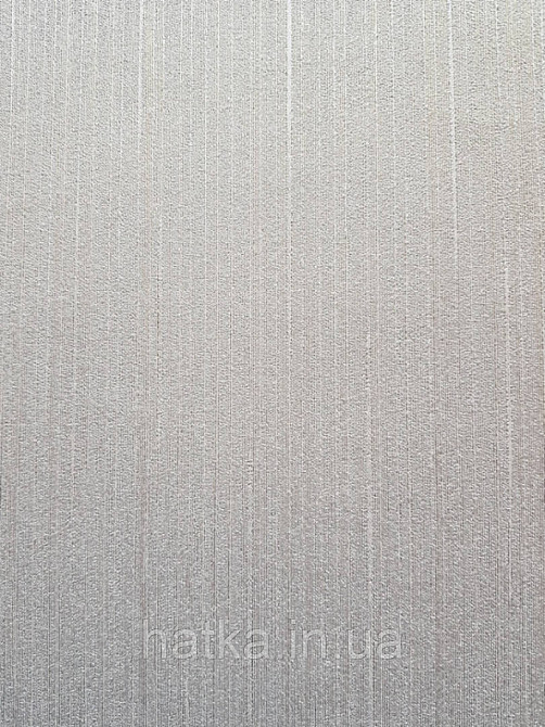 Шпалери вінілові на паперовій основі Sirpi Italian Silk 7 однотонні кремові тонка срібна смуга Київ - фото 1