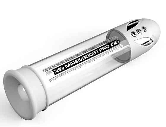 Помпа вакуммная Pipedream Pump Worx Max Boost Pro Flow белая, 30.6 см Sex Aura Киев