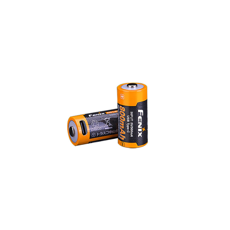 Акумулятор 16340 Fenix 800 UP mAh Li-ion Type-C Київ - фото 3