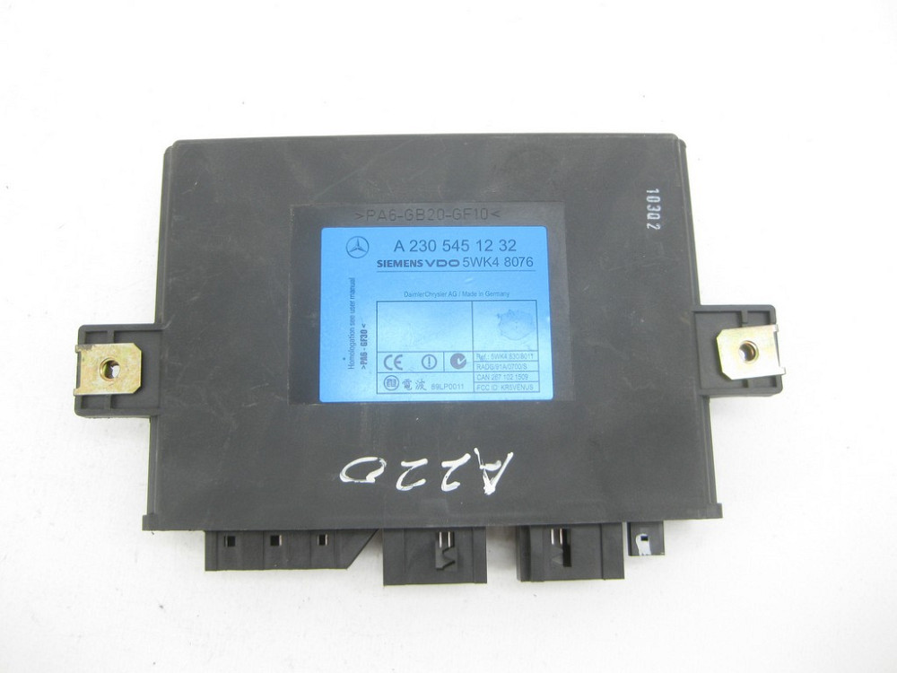 Mercedes-Benz  A2305451232 Блок керування безключовим доступом keyless-go CL C215 S-class short W220 SL R230 S-class long V220 Одеса - фото 1