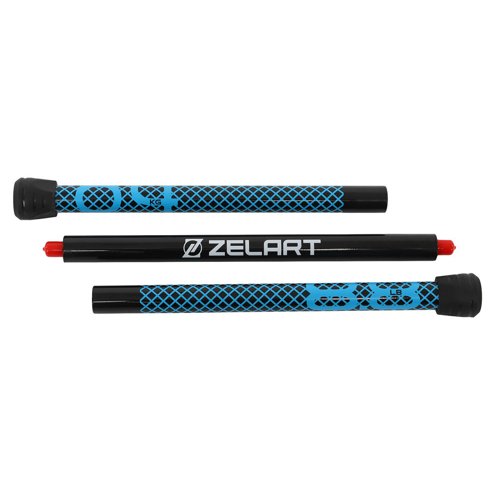 Палка гимнастическая 3-х секционная Бодибар Zelart 9994-4 вес 4 кг Киев - изображение 4