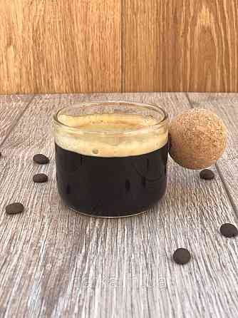 Набір чашок 4 шт Olens "Круг" 150 мл скляна чашка з корковою ручкою Київ