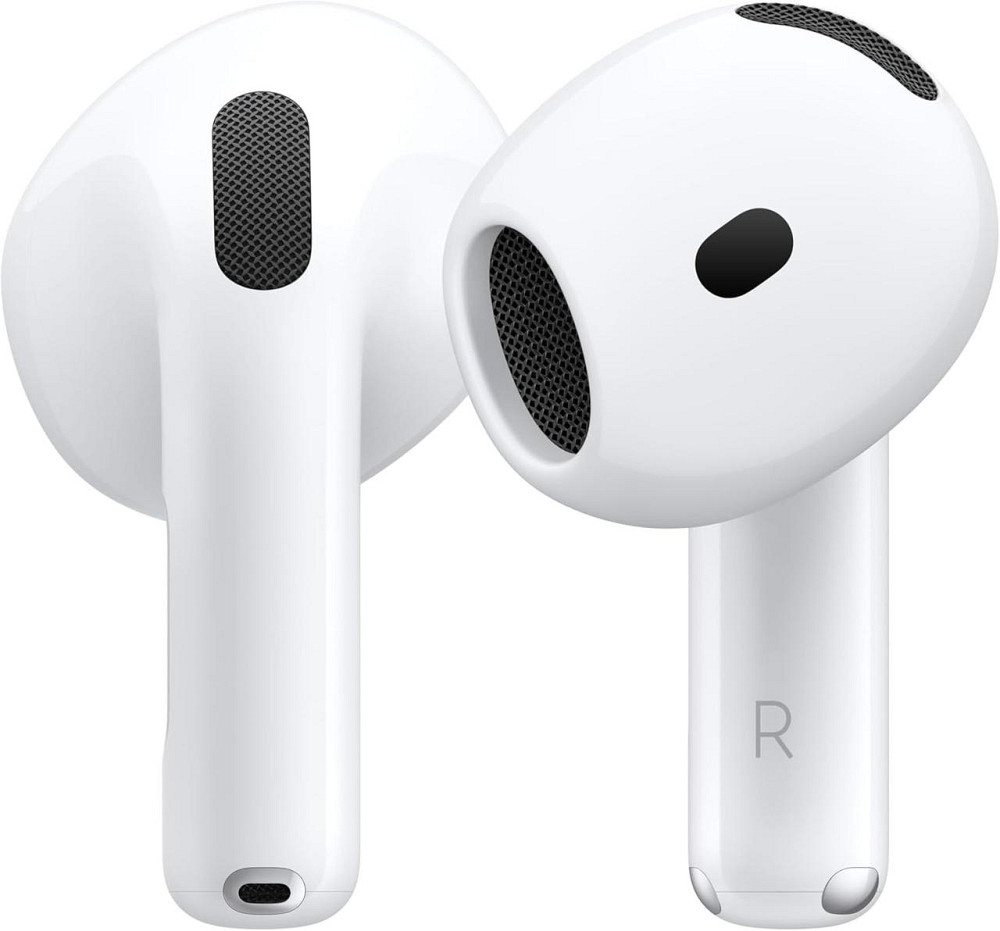 Беспроводные наушники Apple AirPods 4 с Bluetooth персонализированным 3D-аудио с кейсом USB-C чип H2 фирменные Киев - изображение 1