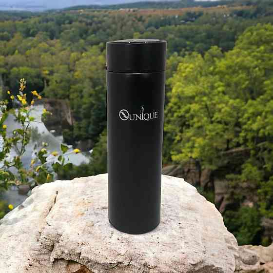 Термос из нержавейки металлический UNIQUE, Термос для чая топ, Термокружка маленькая IQ-13 Львов