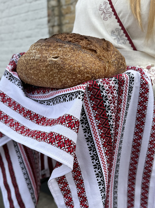 Ecotton Ранер-рушник Ecotton Етно 35x150 см в українському етно-стилі білий Коломия - фото 3