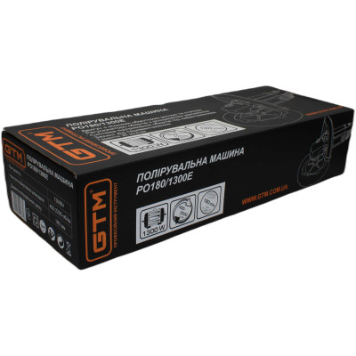 Шлифовальная машина GTM PO180/1300E полировальная 180мм, 1300Вт, 400-2200об/мин (PO180/1300E) Винница - изображение 8