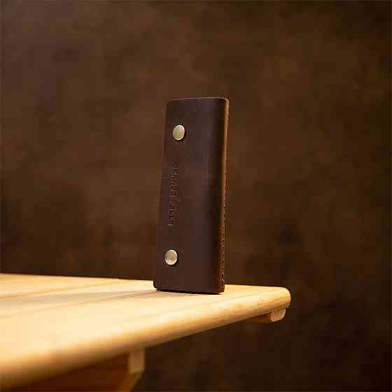 Шкіряна вінтажна ключниця GRANDE PELLE 11342 Коричневий Київ