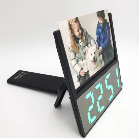 Электронные часы DS-6608 с фоторамкой и будильником – настольные часы 2 в 1 с LED-дисплеем Одесса - изображение 8