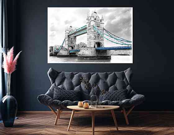 Картина холст у вітальню / спальню Велика Британія  MLP_33  ( 60х30см ) 80x120 см Київ