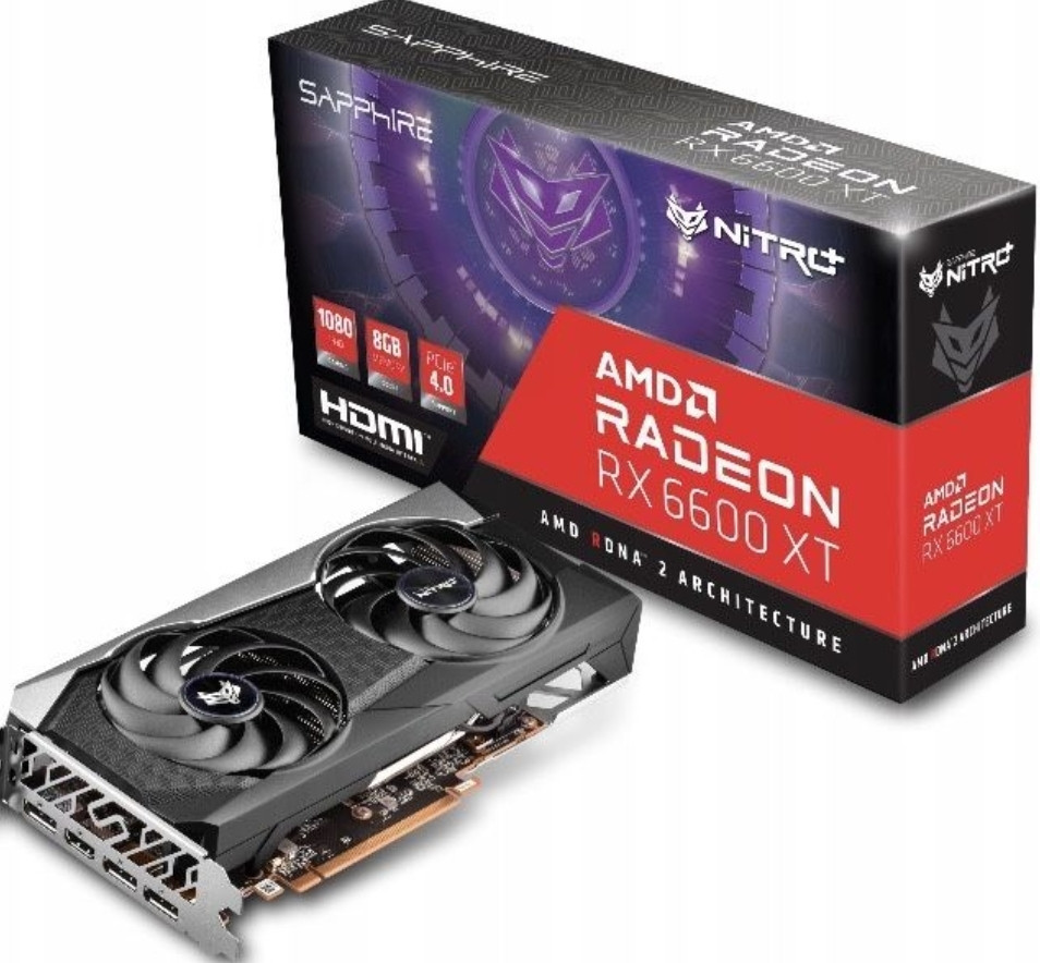 Sapphire rx 6600 xt nitro+ Харьков - изображение 1