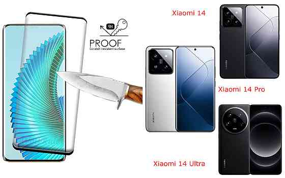 Захисне скло HyperGlass Pro для Xiaomi 14, 14 Pro, 14 Ultra – максимальна чутливість та захист Київ