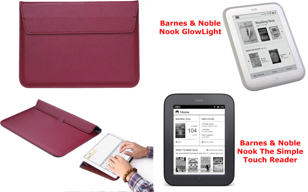 Чехол-конверт VitoCase для Barnes & Noble Nook GlowLight, The Simple Touch Reader, с функцией подставки для Киев - изображение 1