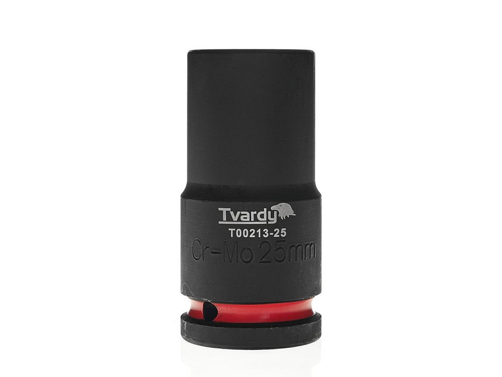 Головка ударна "Tvardy" з хром-молібденової сталі (Cr-Mo)  3/4"  6-гранна довга 25 мм Киев - изображение 1