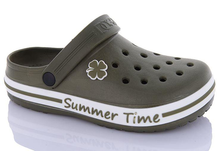 Сабо крокси жіночі олива пінка легкі з прикрасою хакі для жінок і дівчат Одеса - фото 5