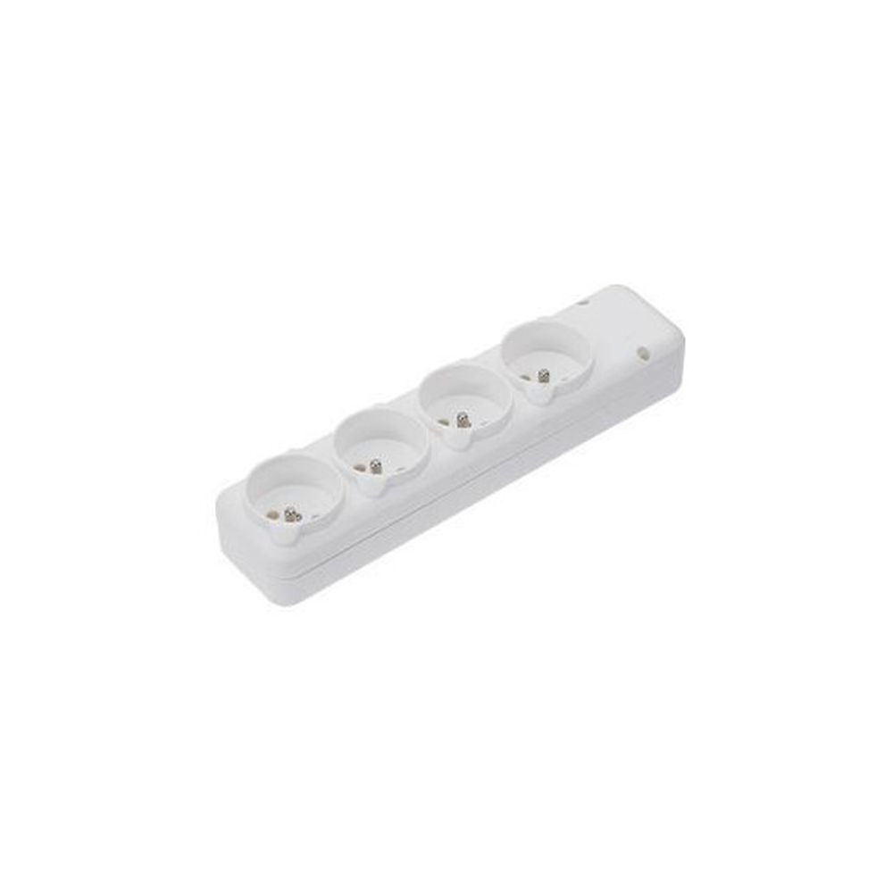 Колодка Ne-Ad (3019-К) 4 гнізда без заземлюючого контакту Київ - фото 1