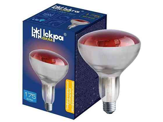 Лампа інфрачервона 175Вт Е27 R125 інд.упаковка ТМ Іскра   Solmir Київ