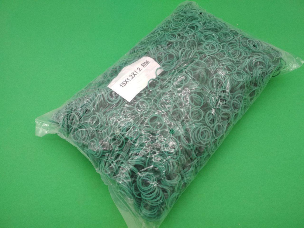 Гумки для грошей 15мм зелена 1,2 мм 1 кг "Plast" Харків - фото 4