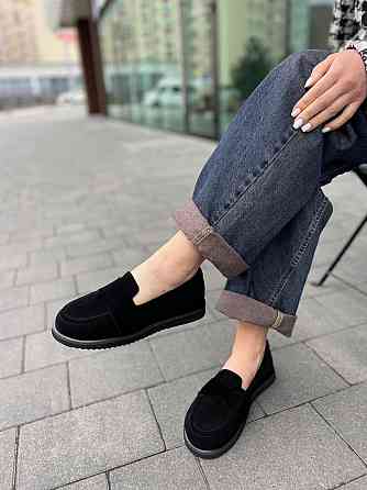 Zemira Балетки жіночі M.KRAFT T-79 чорні (весна-осінь, замша натуральна) (5788) Коломия