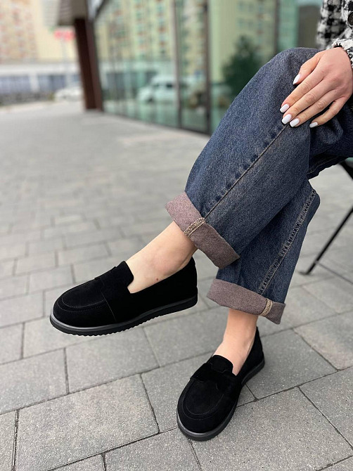 Zemira Балетки жіночі M.KRAFT T-79 чорні (весна-осінь, замша натуральна) (5788) Коломыя - изображение 2