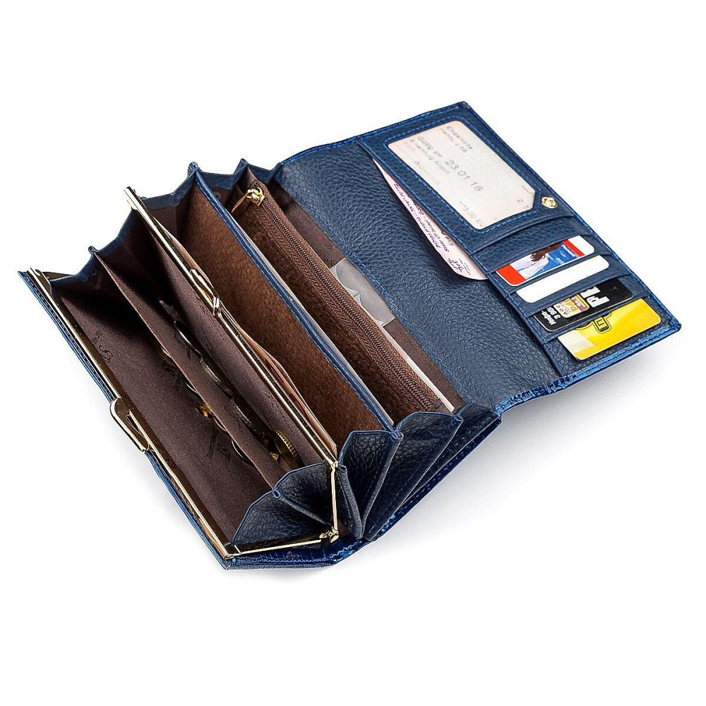 Гаманець жіночий ST Leather 18432 (S9001A) модний Синій Київ - фото 17
