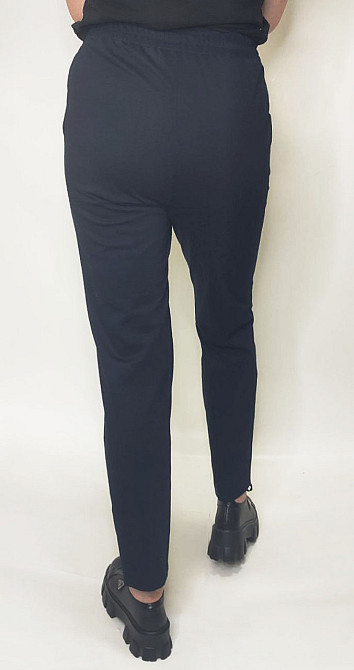 Брюки женские трикотажные Темно-cиний 46/48 Харьков - изображение 3