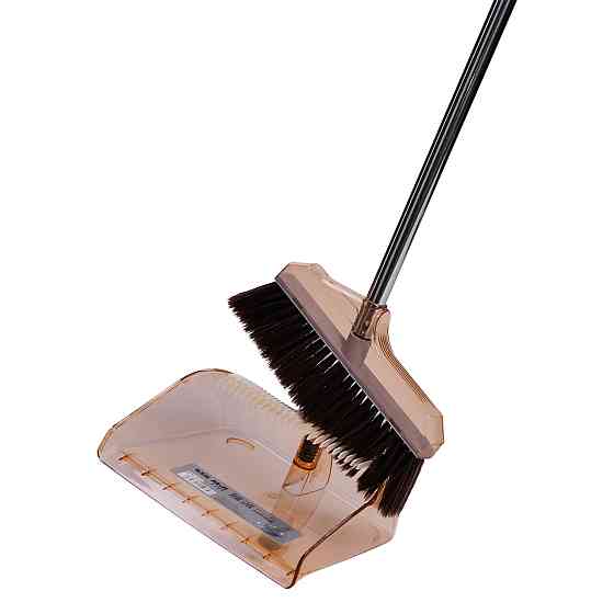 Household Набір віник і совок на довгій ручці для підлоги 26×24×105 (см) Коричневий HP-35015-8G Коломия