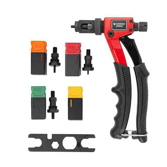 Заклепочник ручной резьбовой (L-210мм, резьбовые адаптеры: М3, М4, М5, М6) F-678N260 Одесса