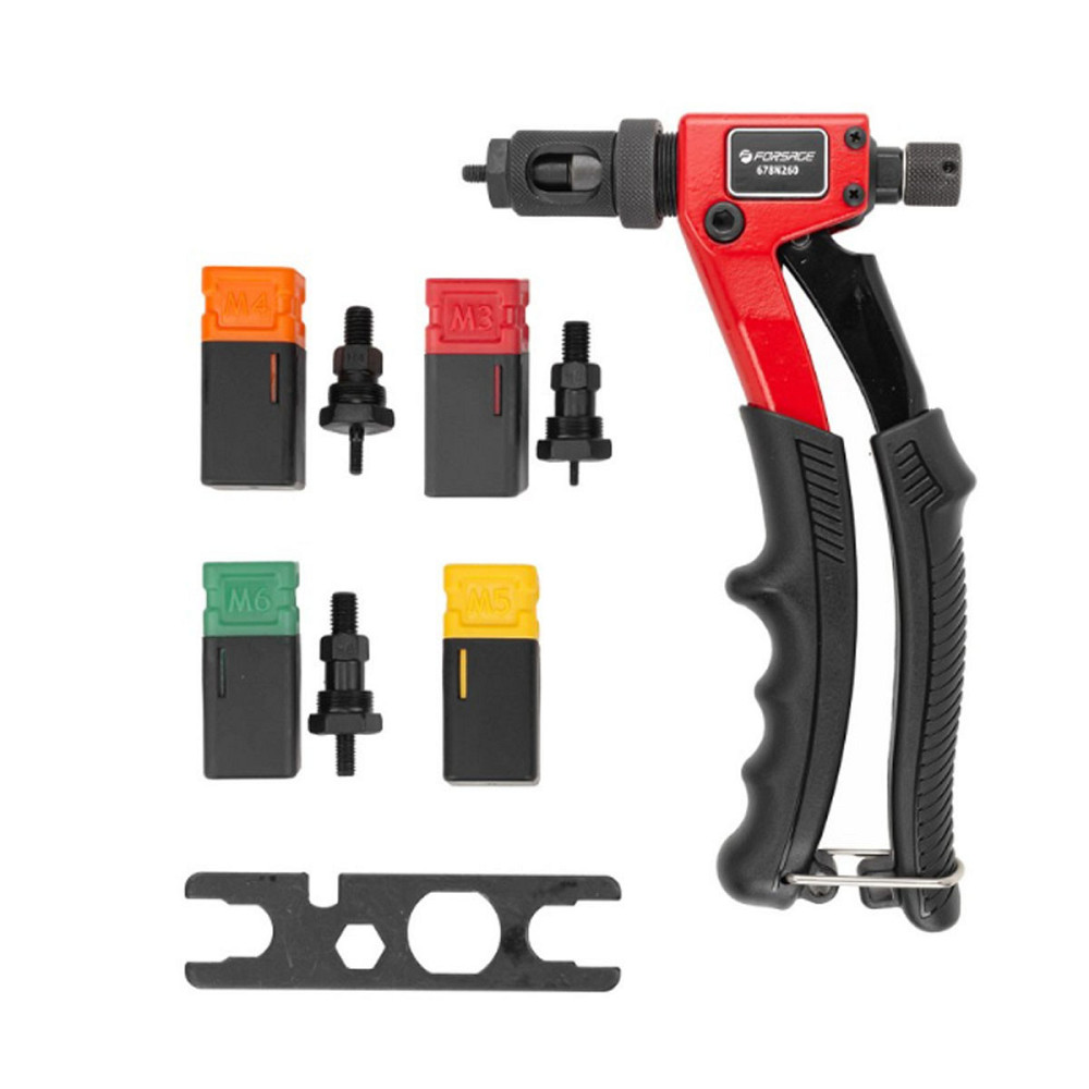 Заклепочник ручной резьбовой (L-210мм, резьбовые адаптеры: М3, М4, М5, М6) F-678N260 Одесса - изображение 1