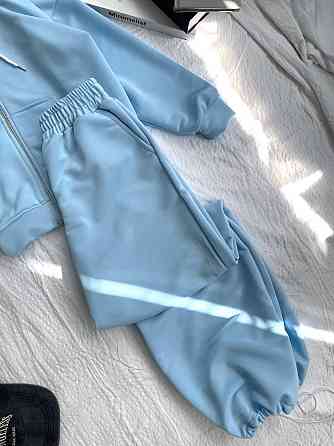 Женский прогулочный оверсайз костюм: кофта на молнии и штаны турецкая трехнить петля Одесса