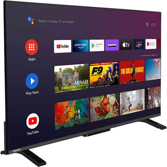 TV 43 Toshiba 43LA2E63DG FHD/LED/T2/Android 11/2 x 8W/Dolby Digital/HDMI/Wi-Fi/VESA 100 x 100 M4/Bla Винница