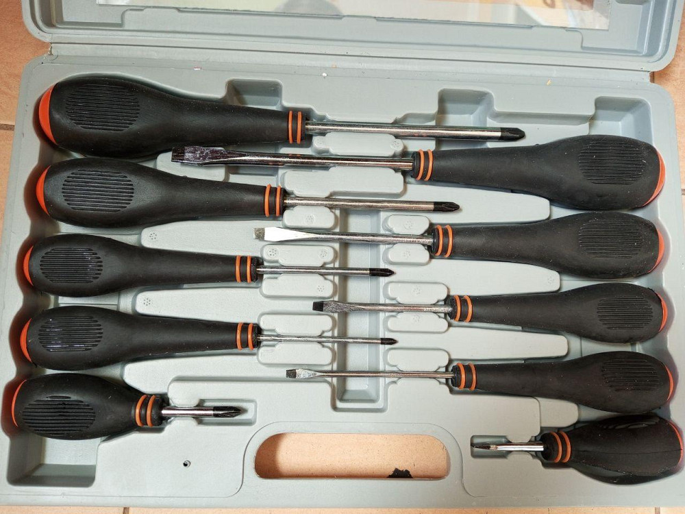 Набор отверток CrV, 10шт Полтава - изображение 1