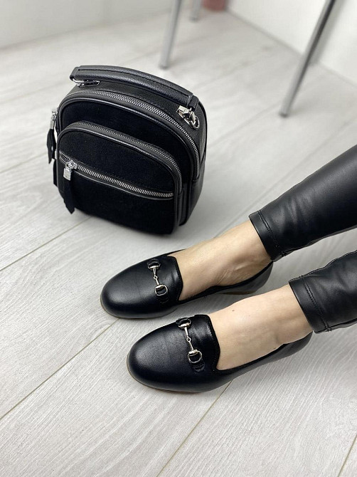 LEADER STYLE Туфлі жіночі LEADER STYLE 2967 чорні (весна-осінь, шкіра натуральна) (3381) лише 3 Коломия - фото 7